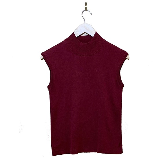Coldwater Creek Sweaters - 3/$20 Mock Turtleneck Sleeveless Sweater A11